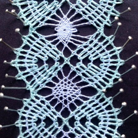 torchon lace in progress