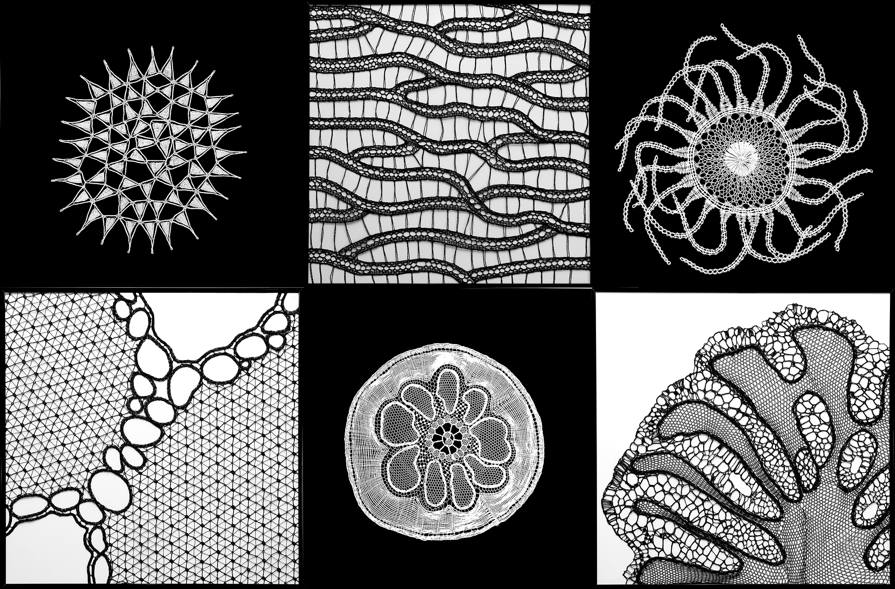 Lenka's Way of Lace | Handmade lace in metal – sculpture, wall art
